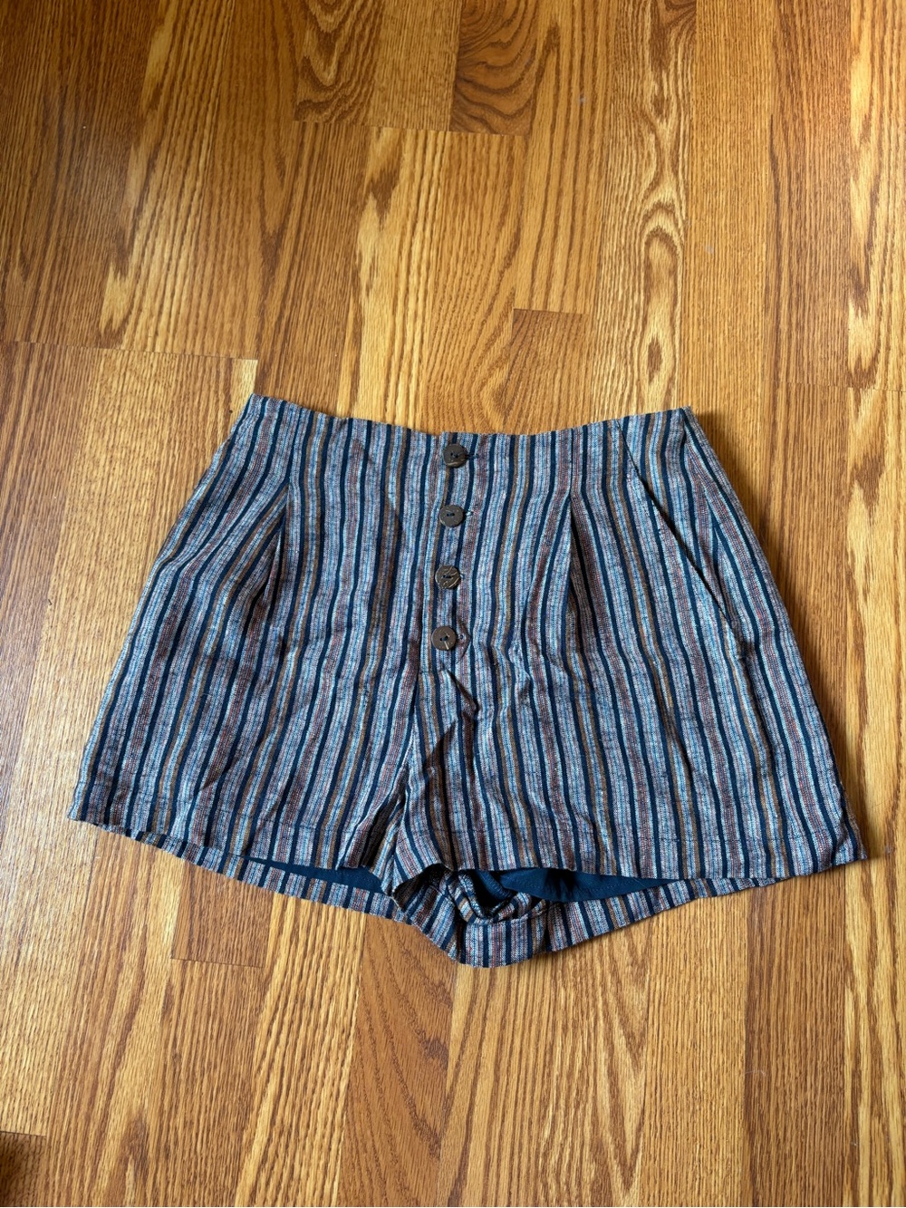 Forever 21 Striped Shorts with Pockets.